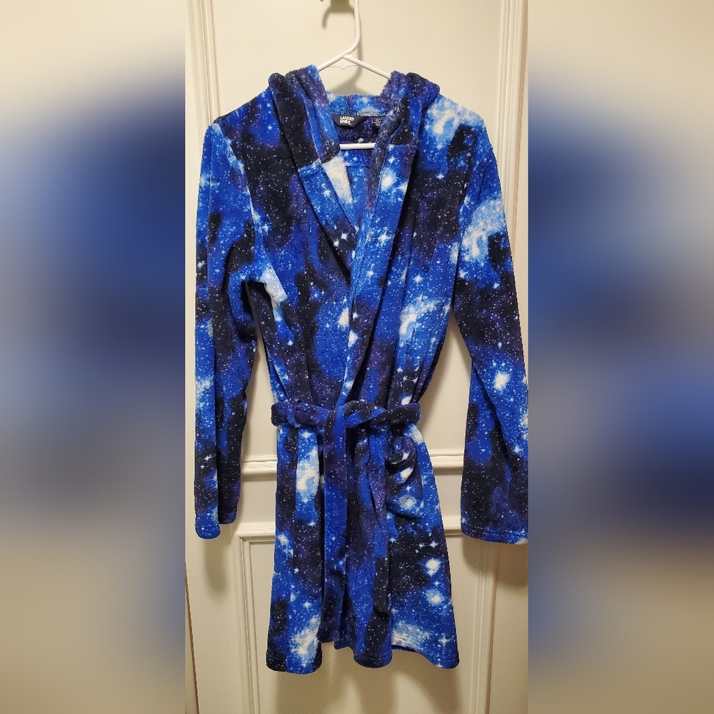 Kids /young Adult Galaxy Fleece Robe LNWOT